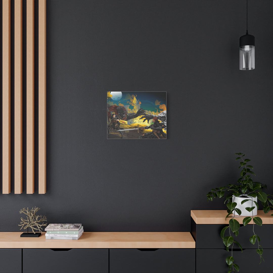 Final Fight - Matte Canvas Print