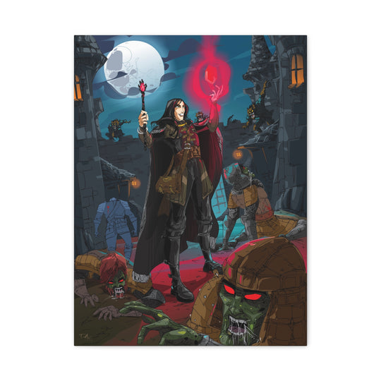Zombies! - Matte Canvas Print
